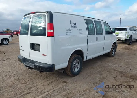2018 GMC Savana 2500 Work Van z USA, uszkodzony, nr VIN 1GTW7AFPXJ1314945